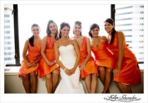 Orange Bridesmaid Dresses- Lethal Rhythms