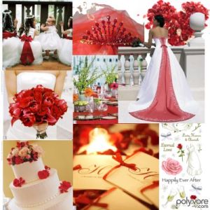 Red wedding decorations- Lethal Rhythms